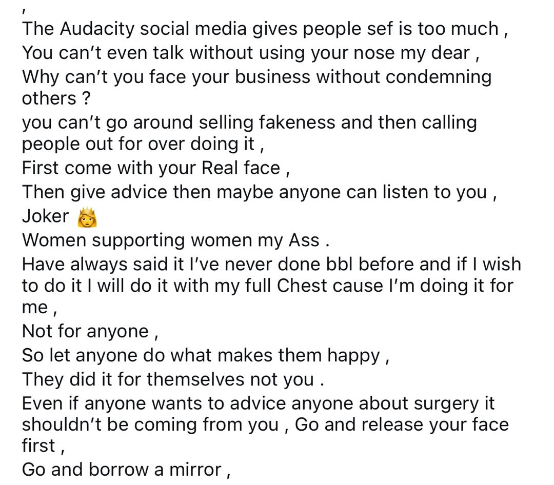How are you better than her? - Toyin Lawani drags Nigerian Dermatologist, Dr Bea, over her comment about Angela Okorie?s BBL